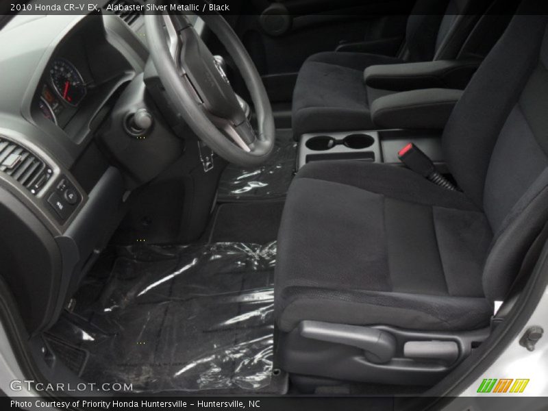 Alabaster Silver Metallic / Black 2010 Honda CR-V EX