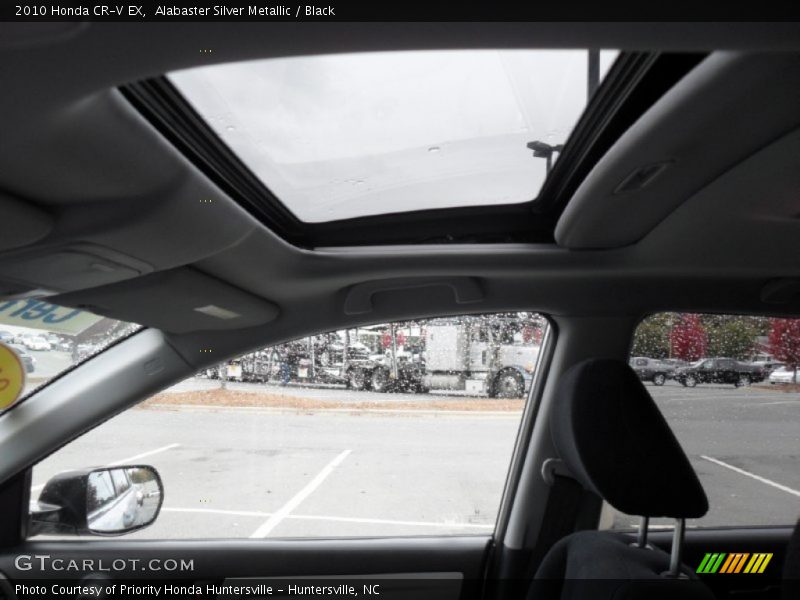 Alabaster Silver Metallic / Black 2010 Honda CR-V EX