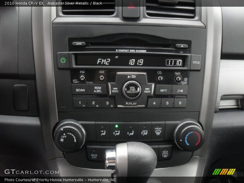 Alabaster Silver Metallic / Black 2010 Honda CR-V EX