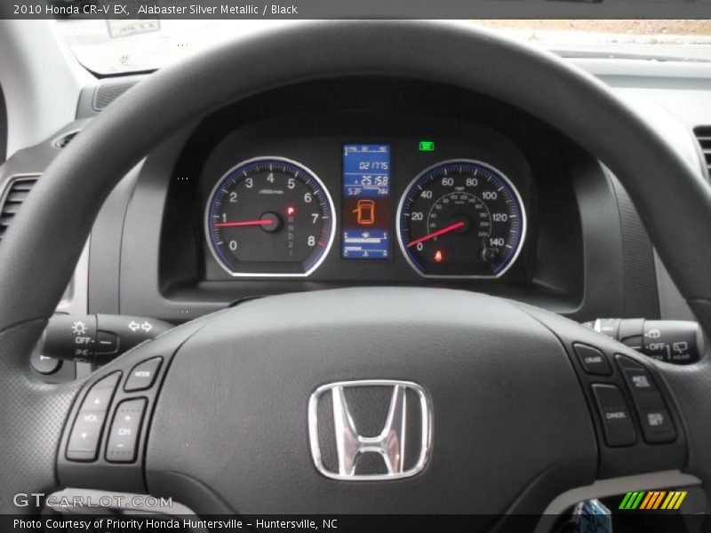 Alabaster Silver Metallic / Black 2010 Honda CR-V EX