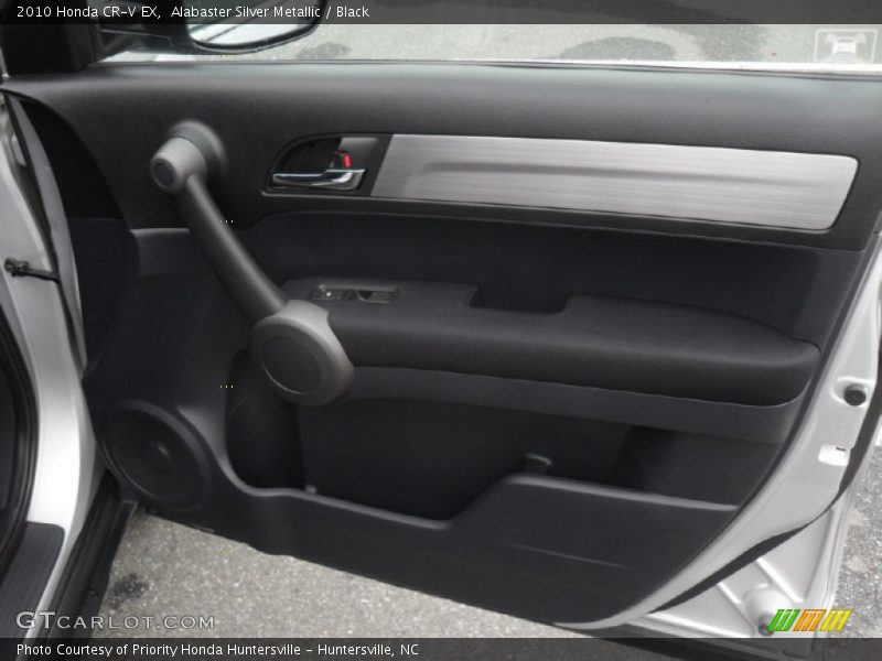 Alabaster Silver Metallic / Black 2010 Honda CR-V EX