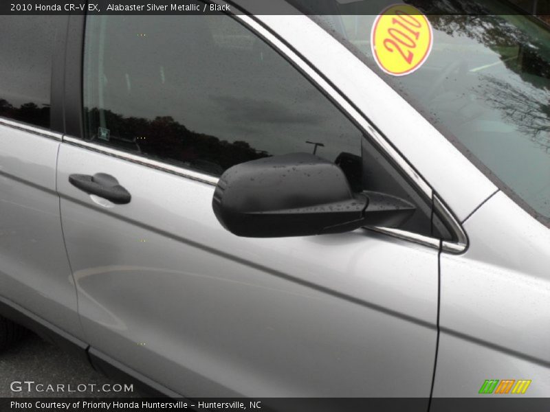 Alabaster Silver Metallic / Black 2010 Honda CR-V EX