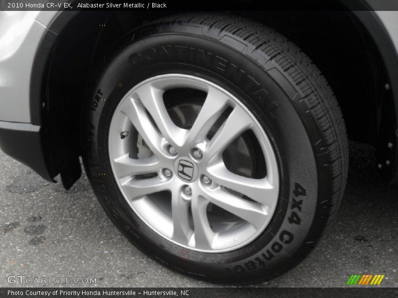 Alabaster Silver Metallic / Black 2010 Honda CR-V EX