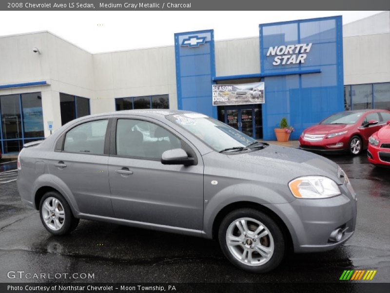 Medium Gray Metallic / Charcoal 2008 Chevrolet Aveo LS Sedan