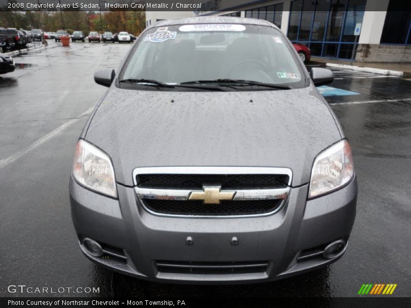 Medium Gray Metallic / Charcoal 2008 Chevrolet Aveo LS Sedan