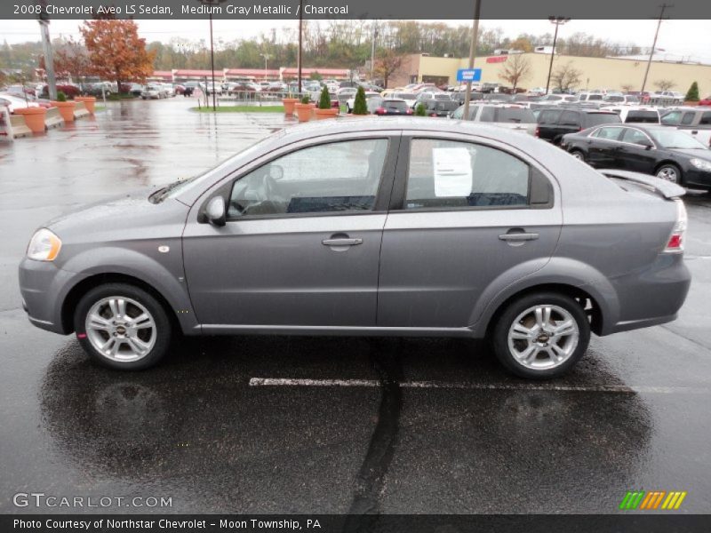 Medium Gray Metallic / Charcoal 2008 Chevrolet Aveo LS Sedan