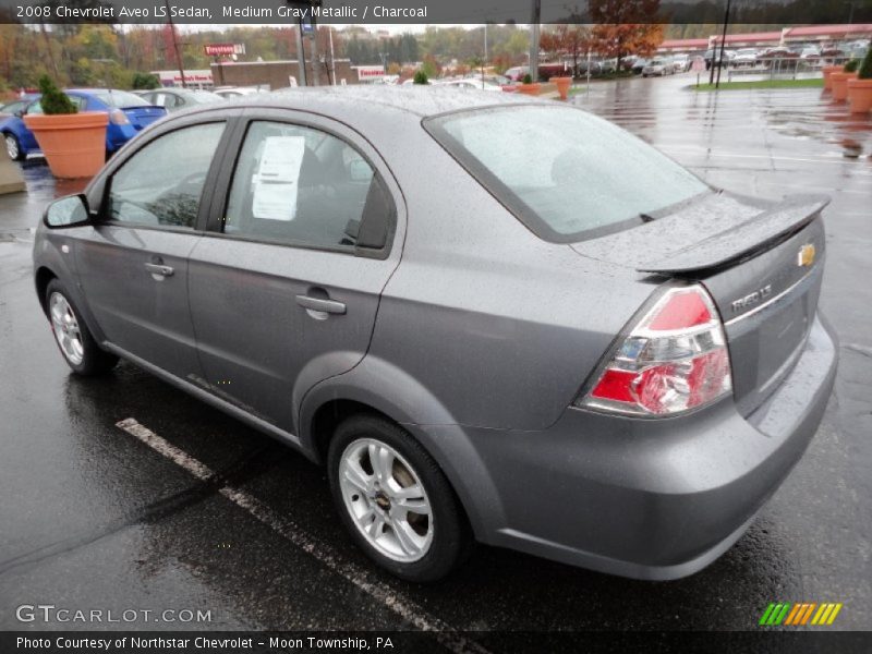 Medium Gray Metallic / Charcoal 2008 Chevrolet Aveo LS Sedan