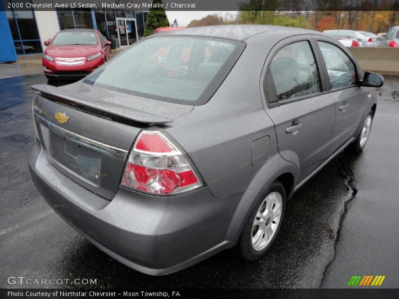 Medium Gray Metallic / Charcoal 2008 Chevrolet Aveo LS Sedan