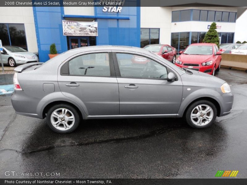 Medium Gray Metallic / Charcoal 2008 Chevrolet Aveo LS Sedan