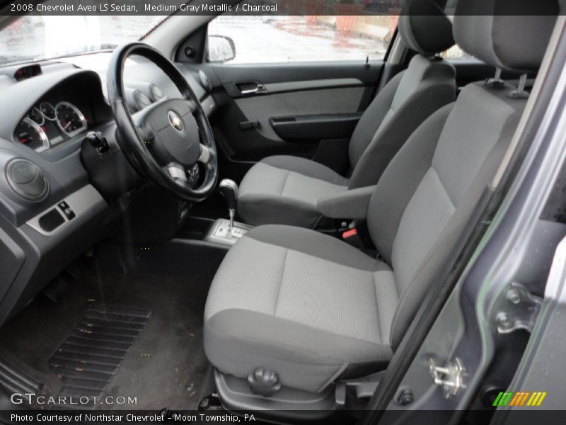 Medium Gray Metallic / Charcoal 2008 Chevrolet Aveo LS Sedan