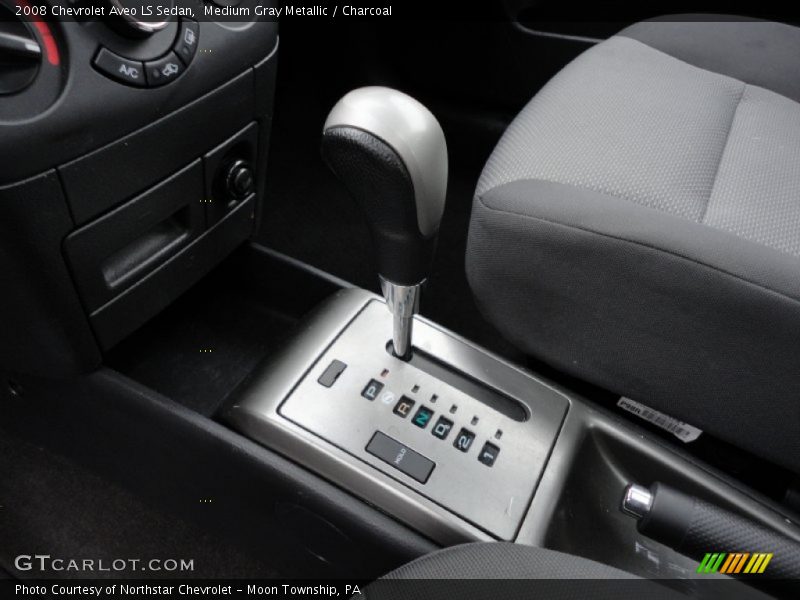 Medium Gray Metallic / Charcoal 2008 Chevrolet Aveo LS Sedan