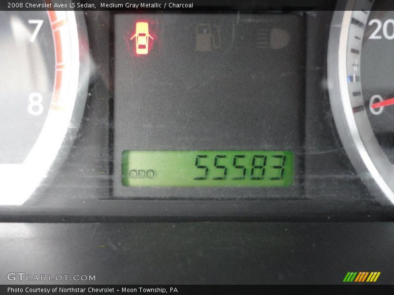 Medium Gray Metallic / Charcoal 2008 Chevrolet Aveo LS Sedan