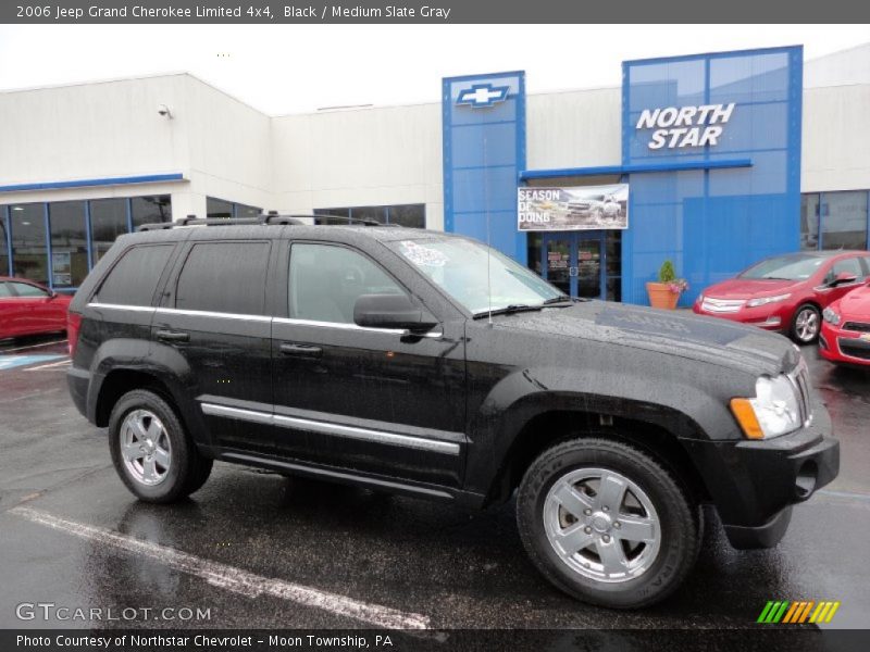 Black / Medium Slate Gray 2006 Jeep Grand Cherokee Limited 4x4
