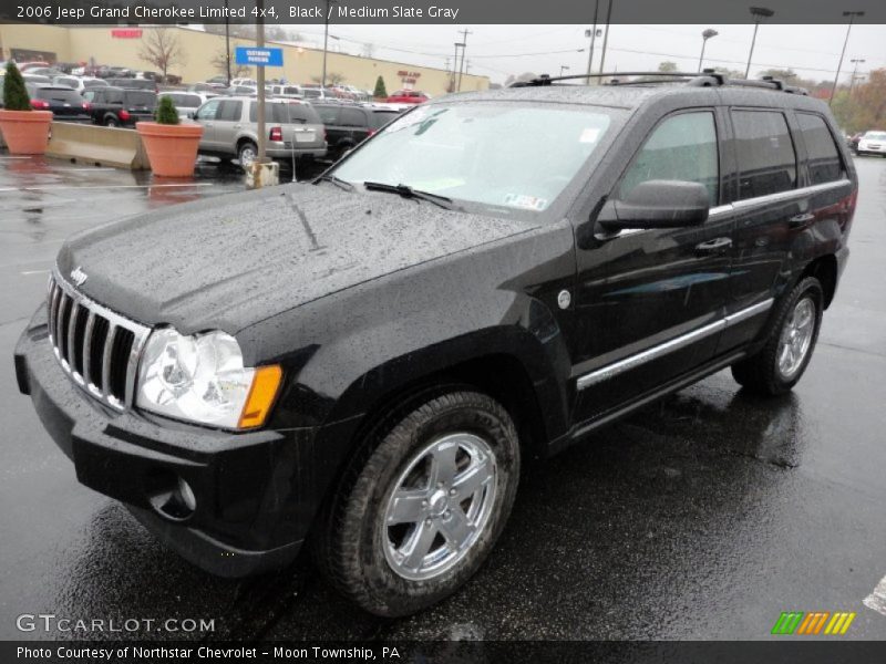 Black / Medium Slate Gray 2006 Jeep Grand Cherokee Limited 4x4