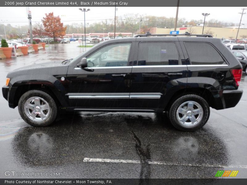 Black / Medium Slate Gray 2006 Jeep Grand Cherokee Limited 4x4