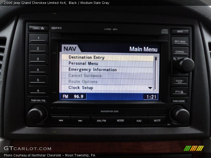 Black / Medium Slate Gray 2006 Jeep Grand Cherokee Limited 4x4