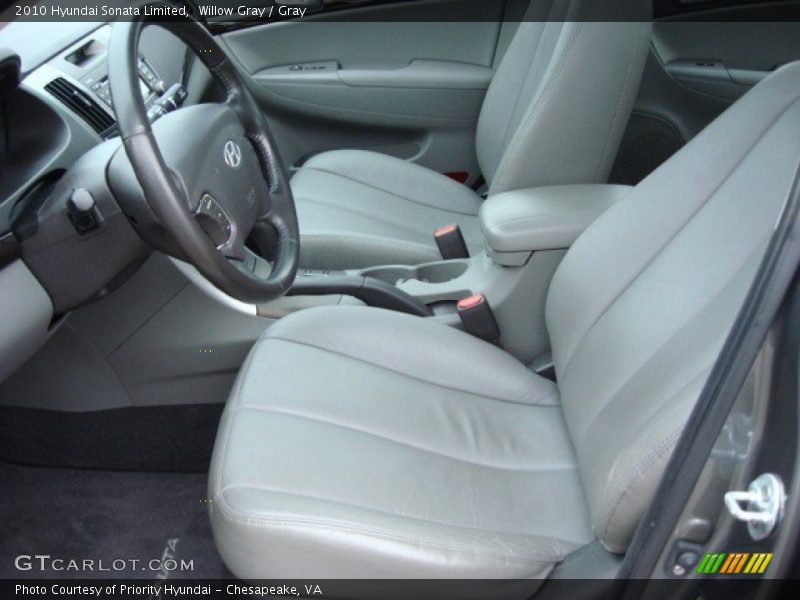  2010 Sonata Limited Gray Interior