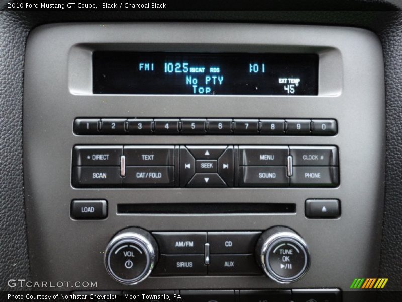 Audio System of 2010 Mustang GT Coupe