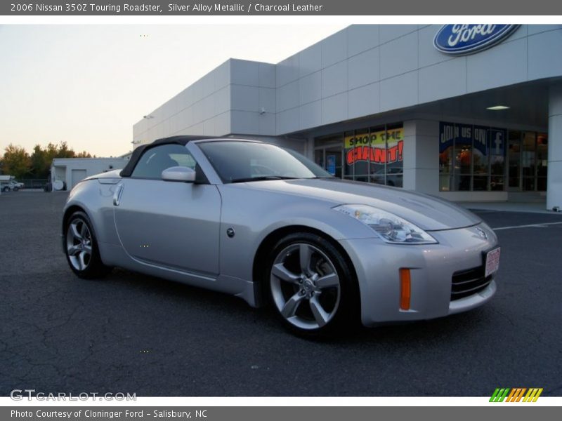 Silver Alloy Metallic / Charcoal Leather 2006 Nissan 350Z Touring Roadster