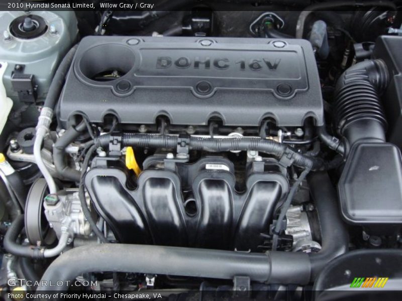  2010 Sonata Limited Engine - 2.4 Liter DOHC 16-Valve CVVT 4 Cylinder
