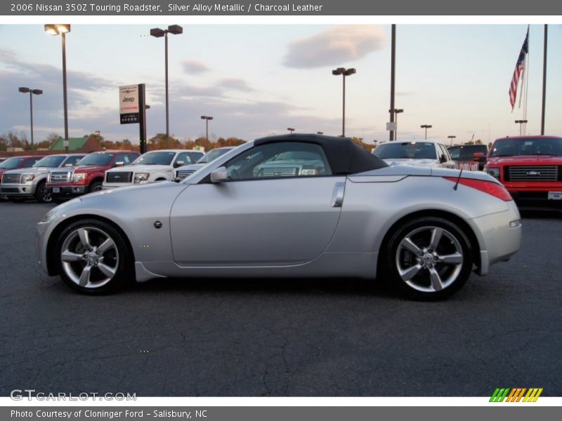 Silver Alloy Metallic / Charcoal Leather 2006 Nissan 350Z Touring Roadster