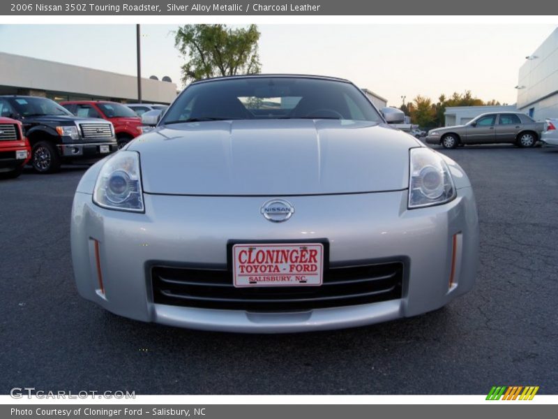Silver Alloy Metallic / Charcoal Leather 2006 Nissan 350Z Touring Roadster