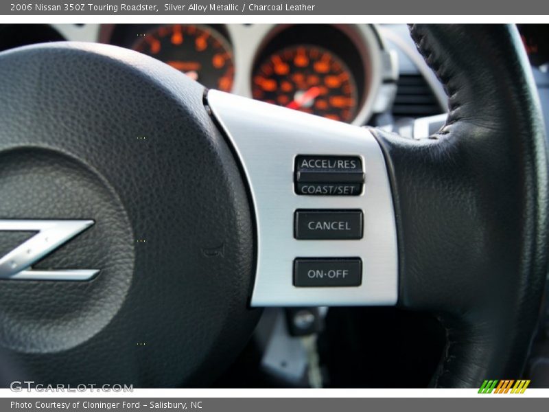 Silver Alloy Metallic / Charcoal Leather 2006 Nissan 350Z Touring Roadster