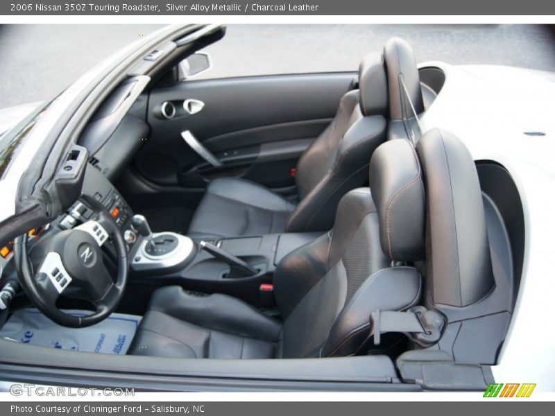  2006 350Z Touring Roadster Charcoal Leather Interior