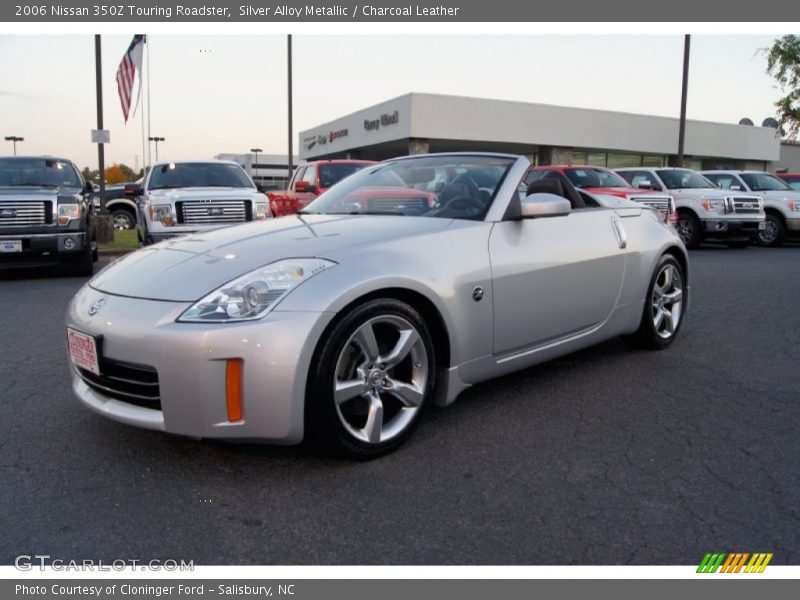 Silver Alloy Metallic / Charcoal Leather 2006 Nissan 350Z Touring Roadster