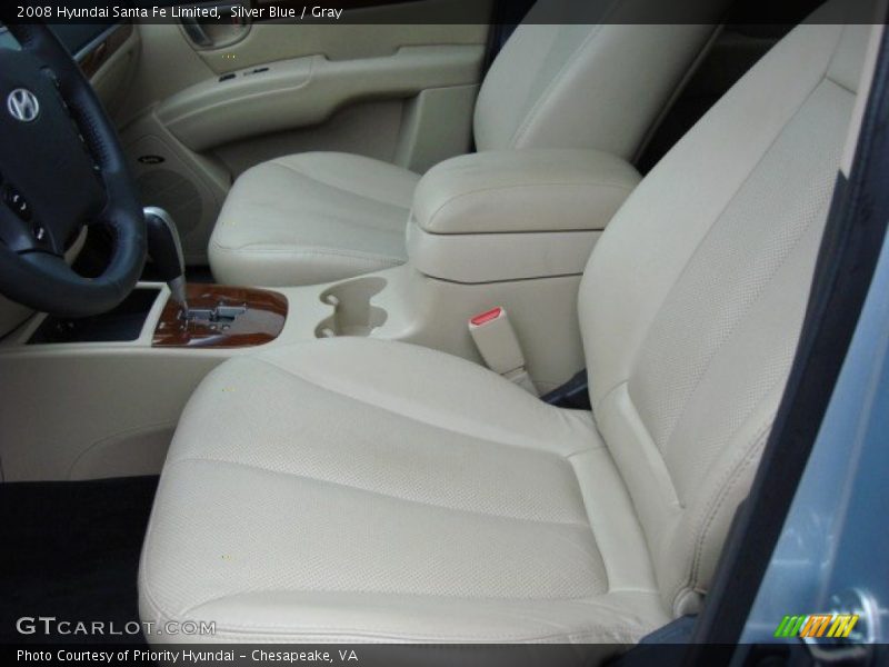 Silver Blue / Gray 2008 Hyundai Santa Fe Limited