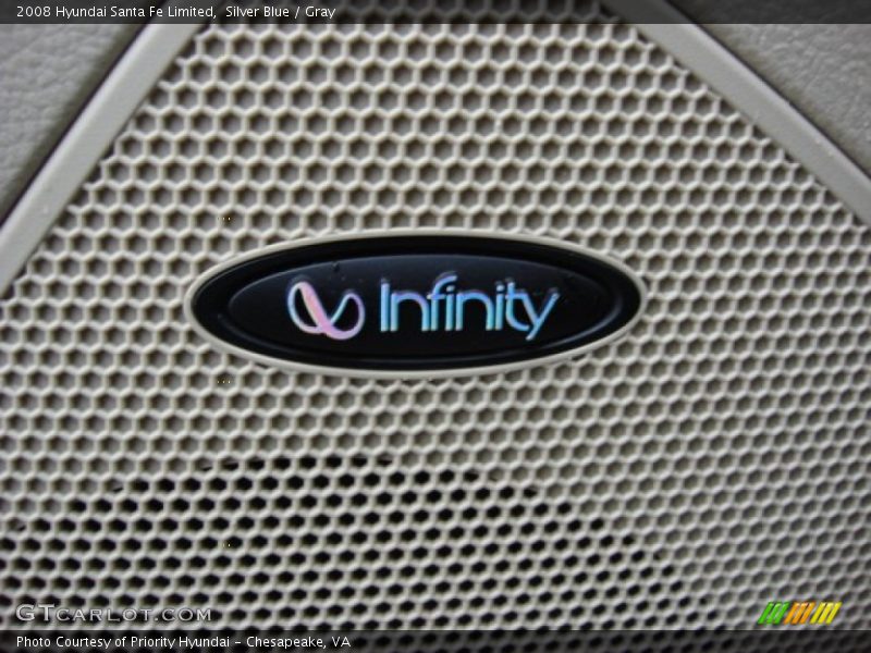 Silver Blue / Gray 2008 Hyundai Santa Fe Limited