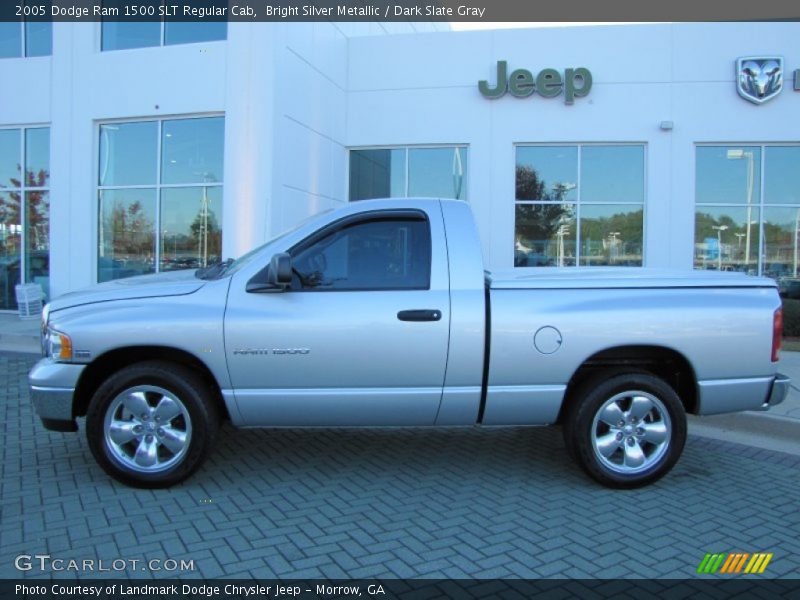 Bright Silver Metallic / Dark Slate Gray 2005 Dodge Ram 1500 SLT Regular Cab