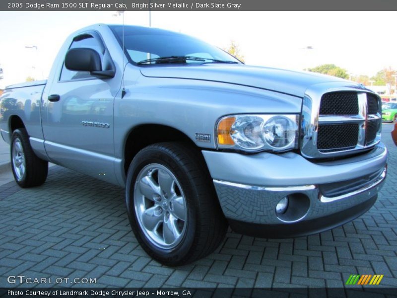 Bright Silver Metallic / Dark Slate Gray 2005 Dodge Ram 1500 SLT Regular Cab