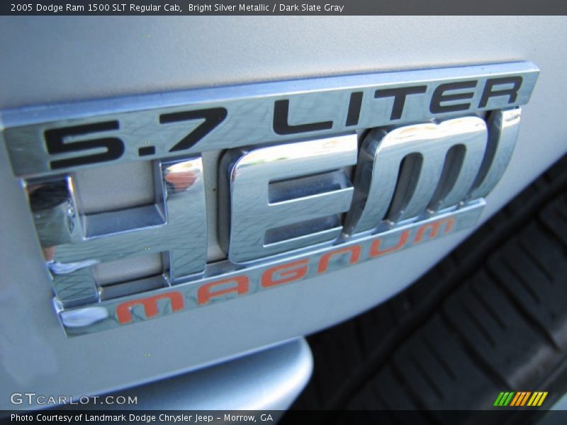 Bright Silver Metallic / Dark Slate Gray 2005 Dodge Ram 1500 SLT Regular Cab