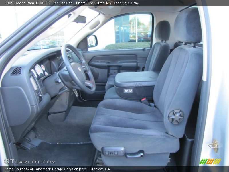 Bright Silver Metallic / Dark Slate Gray 2005 Dodge Ram 1500 SLT Regular Cab