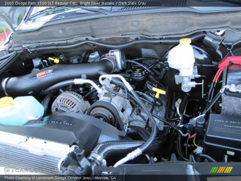 Bright Silver Metallic / Dark Slate Gray 2005 Dodge Ram 1500 SLT Regular Cab