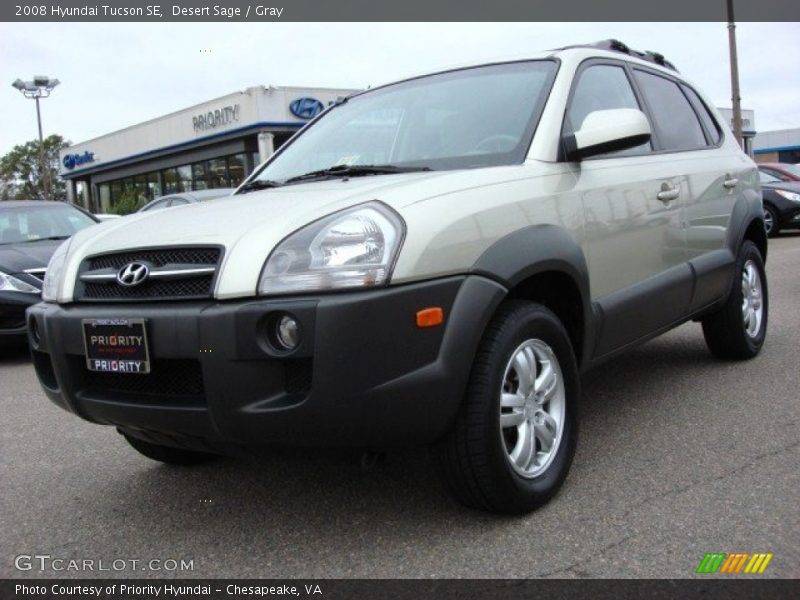 Desert Sage / Gray 2008 Hyundai Tucson SE