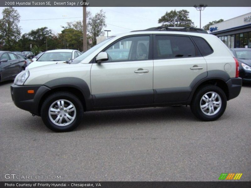 Desert Sage / Gray 2008 Hyundai Tucson SE