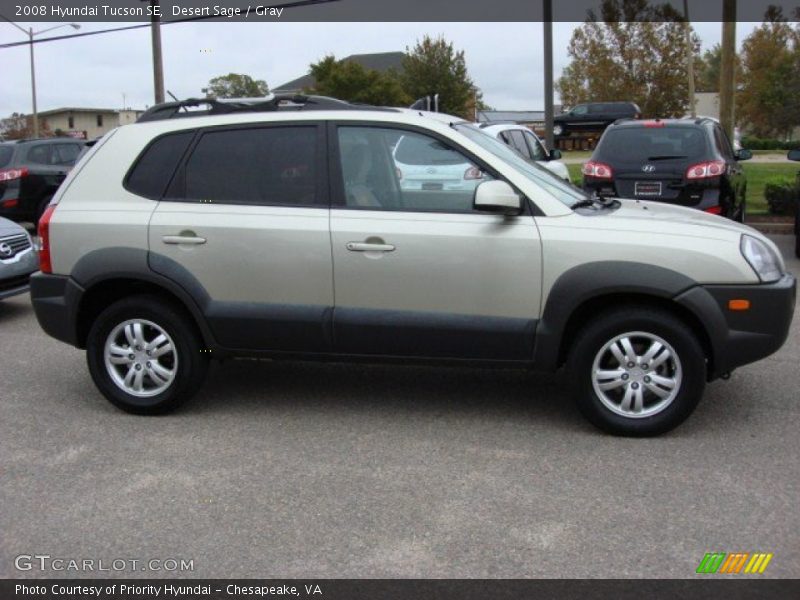 Desert Sage / Gray 2008 Hyundai Tucson SE