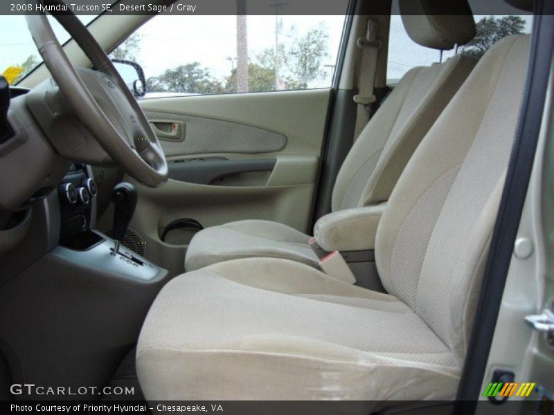 Desert Sage / Gray 2008 Hyundai Tucson SE