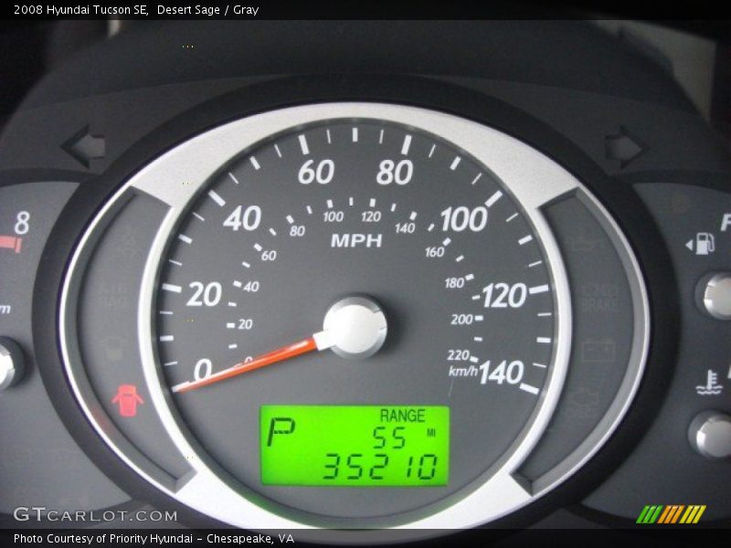 Desert Sage / Gray 2008 Hyundai Tucson SE