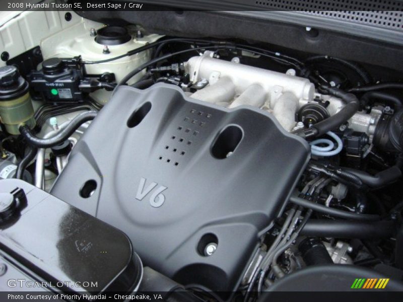  2008 Tucson SE Engine - 2.7 Liter DOHC 24-Valve VVT V6