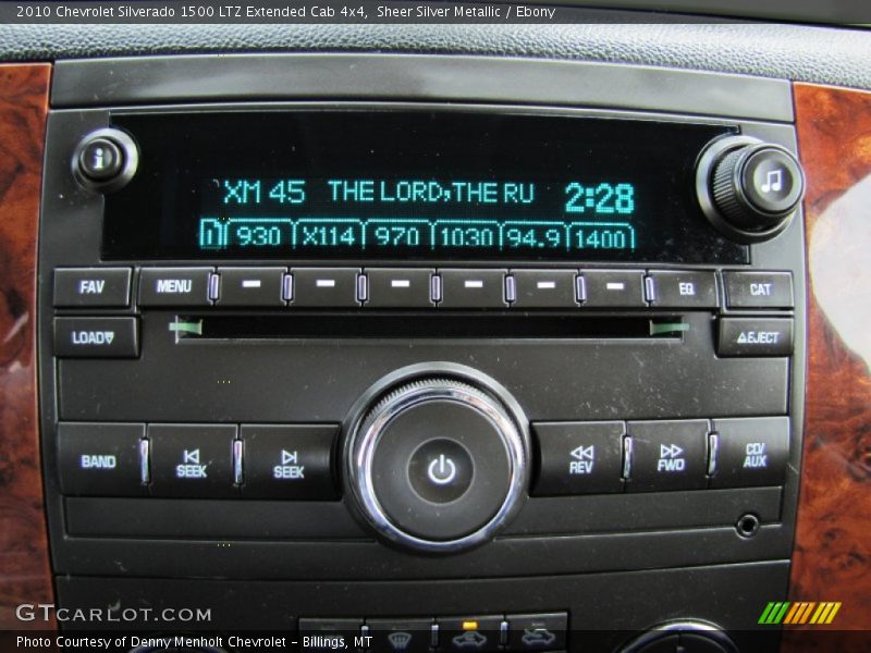 Audio System of 2010 Silverado 1500 LTZ Extended Cab 4x4
