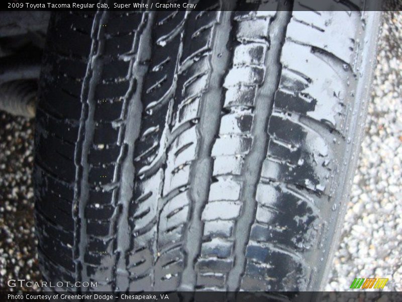 Super White / Graphite Gray 2009 Toyota Tacoma Regular Cab