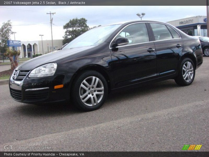 Black / Anthracite 2007 Volkswagen Jetta 2.5 Sedan