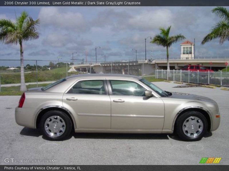 Linen Gold Metallic / Dark Slate Gray/Light Graystone 2006 Chrysler 300 Limited