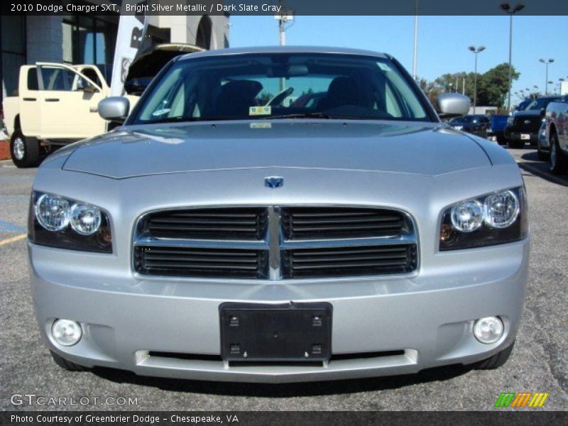 Bright Silver Metallic / Dark Slate Gray 2010 Dodge Charger SXT
