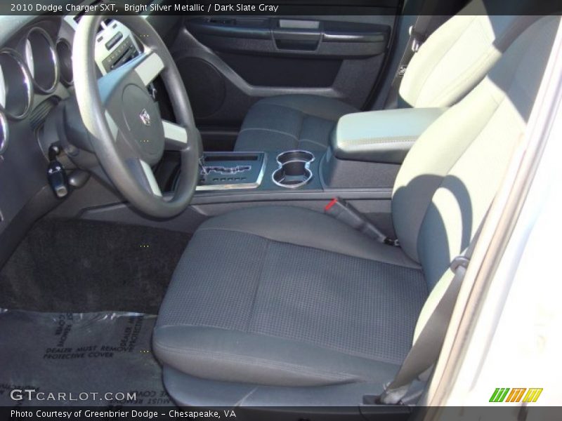 Bright Silver Metallic / Dark Slate Gray 2010 Dodge Charger SXT