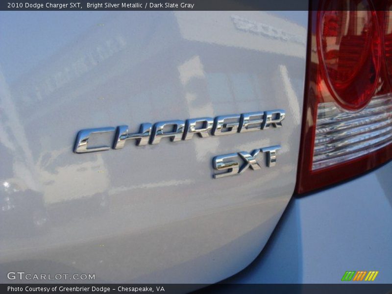Bright Silver Metallic / Dark Slate Gray 2010 Dodge Charger SXT