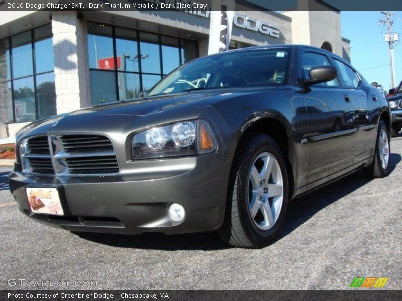 Dark Titanium Metallic / Dark Slate Gray 2010 Dodge Charger SXT